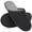 Dark Grey, variant on HomeTop Men's Scuff Corduroy Slippers Soft Memory Foam Non Slip Rubber Sole with Faux Shearling Lining
