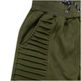 thumbnail image 4 of WREESH Men's Slim Sweatpants Spring and Hip-Hop Design Sports Fitness Loose Trousers Olive Green, 4 of 6