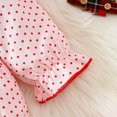 thumbnail image 6 of THDHVS Toddler Outfits for Girls,Girls Romper,Girls Jumpsuit Long Sleeve Ruffle Collar Romper with Christmas Print for Toddler Girls Outfits Soft Cotton Newborn Clothes Pink 6-12 Months, 6 of 7