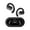Black, variant on Bdday Ear Mounted Non In Ear Intelligent Digital Display Bluetooth 5.3 Directional Sound Transmission With Long Battery Life Wireless Earphones