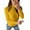 Yellow, variant on Fiaer Fall Turtleneck Sweaters for Women Slim Fit Cozy Long Sleeve Solid Lightweight Fashion Comfort Button Decor Knit Tops Yellow XL