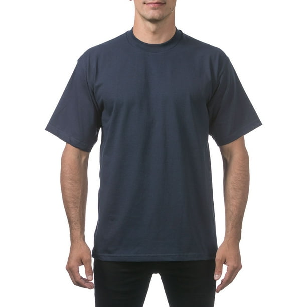 Pro Club Men's Heavyweight Cotton Short Sleeve Crew Neck T-Shirt ...