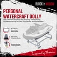 thumbnail image 2 of Black Widow Personal Watercraft Dolly for Jet Skis, Jon Boats and Inflatables, 2 of 9