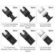 20 Pcs Mix Oscillating Saw Blades, Professional Wood/Metal Universal Multitool Quick Release Saw Blades Fit Fein Multimaster, Ryobi, Milwaukee, Bosch, Dremel, Dewalt, Rockwell, Makita and More #3041