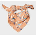 thumbnail image 3 of Bimba Orange Whale Ocean Printed Pure Silk Scarf Neck Wrap Summer Hair Bandanas For Women 40 x 40 Inches, 3 of 6