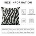 thumbnail image 5 of Modern Abstract Art Stripes Throw Pillow Covers Black and White Vintage Animal Decorative Pillow Covers Zebra Tiger Cushion Cases Home Decor for Sofa Bed, 5 of 5