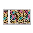 thumbnail image 2 of JIALIOU Nylon Trifold Card Wallet with ID Window Zipper Pocket for Men Women Teen Soft Color Leopard Print, 2 of 7