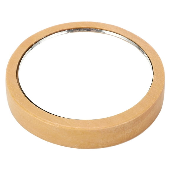 Portable Wood Mirror, Clear Reflection Handheld Wood Mirror With Edges For Cosmetic
