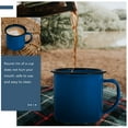thumbnail image 3 of 2Pcs Enamel Camping Mug Set for Coffee or Tea - Metal Cups, 3 of 6