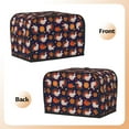 thumbnail image 7 of Toaster Covers 2 Slice, Turkey And Thanksgiving Waterproof Bread Machine Cover Fits for Standard 2 Slice Toasters, Home Decor Toaster Protection with Hanging Rope, 7 of 7