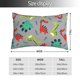 thumbnail image 2 of Fotbe Cute Dinosaur Funda de Almohada Decorativa Estilo Occidental, Lujo en Algodón, Fundas para Almohadas King, Cojín Estampado para Decoración del Hogar-20"x30", 2 of 6