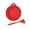 Red, variant on Dog Food Cans Lids,3-In-1 Silicone Cat Food Can Cover with Feeding Spoon for Dog Cat Food Storage | Dishwasher Safe Leak-proof Round Can Lids | Universal Size,Red