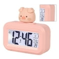 thumbnail image 4 of Reloj Despertador Electrónico Con Pantalla LED Digital De Dibujos Animados Lindo Con Calendario, Pantalla De Temperatura Para Habitación De Niños, 4 of 8