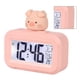 thumbnail image 4 of Reloj electrónico Jadeshay lindo despertador digital de dibujos animados pantalla LED, 4 of 8