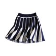 thumbnail image 5 of WOYY Big Girl's Piano Key Color Pleated Skirt Knit High Waisted Skirt, Sizes 8-10, 5 of 5