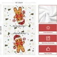 thumbnail image 6 of Gingerbread Candy Christmas Kitchen Towels Dish Towels, 18x26 Inch Holiday Holly Xmas Ball Winter Decoration Hand Towels Set of 2, 6 of 6