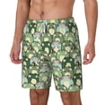 thumbnail image 2 of Uemuo Cute Frog Pattern Mens Swim Trunks Quick Dry Board Shorts with Mesh Lining, Stretch Beach Shorts Quick Dry No-Chafing Board Shorts-Medium, 2 of 9