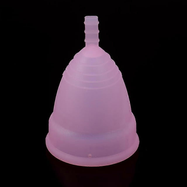 Coupe menstruelle réutilisable en silicone de qualité médicale (rose L)