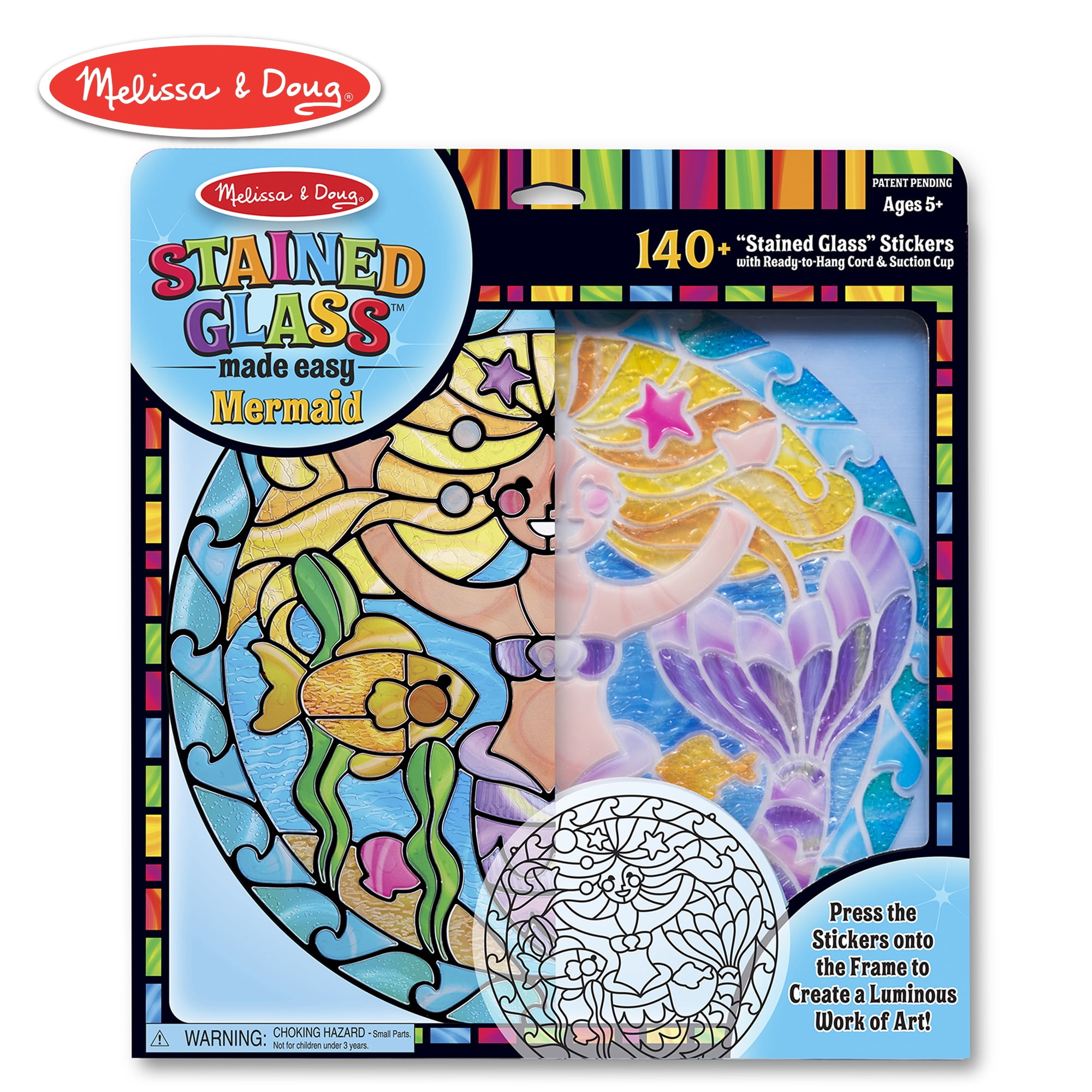 melissa and doug stained glass dolphins