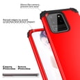 thumbnail image 2 of Galaxy S20 Ultra Case Cover, Allytech PC TPU Hybrid Cover Heavy Duty Protective Defender Bumper Shockproof Drop Proof Wireless Charging Support Back Cover Case for Samsung Galaxy S20 Ultra,Red, 2 of 11