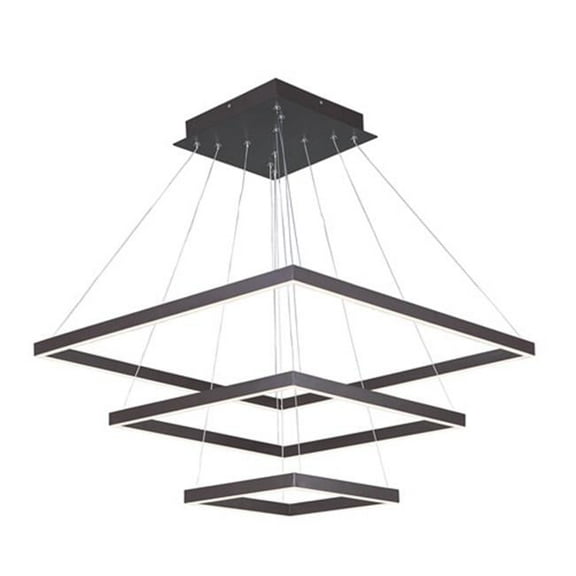 ET2 E22407-BZ Quad Led Bronze Pendant Ceiling Light, 28 in.