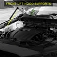 thumbnail image 2 of 2X Universal 400mm 300N Car Front Cover Bonnet Hood Rear Trunk Tailgate Boot Shock Lift Strut Support Bar Gas Spring,2x Support Shock Struts 2x Bolts 2x Brackets,Black, 2 of 5