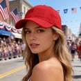 thumbnail image 2 of WAYUTE 250 Anniversary USA Hat US National Flag Embroidered Baseball Caps for Fashion Adjustable Visor Sun Hat Casual Outdoor, 2 of 5