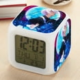 thumbnail image 2 of Vanitas's Diary: LED Seven-Color Changing Square Clock with Creative Silent Desktop Alarm Clock, 2 of 4