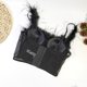 thumbnail image 5 of Sujetador moldeador de cintura para mujer con diseño de espiga de plumas y banda para el pecho y la cintura., 5 of 8