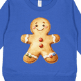 thumbnail image 3 of Inktastic Gingerbread Man Cookie Toddler Sweatshirt, 3 of 4