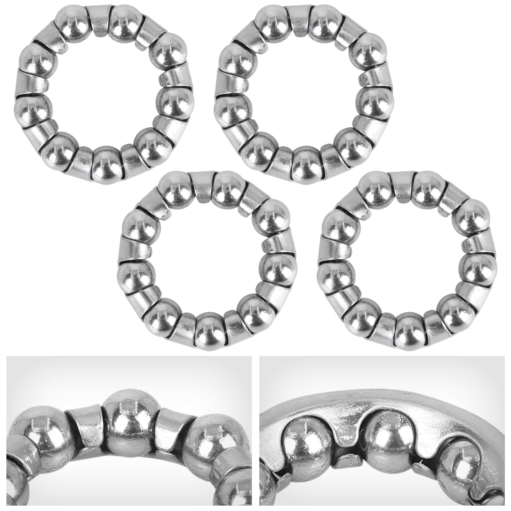 4pcs 29.5mm x 9 Ball Bearing Cages Crank Bicycle Bearings Mid Axle Wheel Bearing Retainer