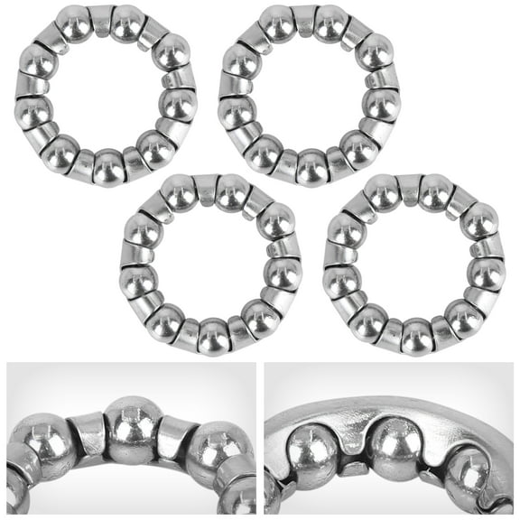 REGALWOVEN 4pcs 29.5mm x 9 Ball Bearing Cages Crank Bicycle Bearings Mid Axle Wheel Bearing Retainer