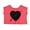 pink, variant on Scratch Womens Heart With Arrow Graphic T-Shirt, Pink, Medium