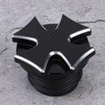 thumbnail image 3 of Filfeel Fuel Tank Cap，Motorcycle Crossed Fuel Oil Tank Cover CNC Billet Aluminum Cap Replacement, 3 of 8