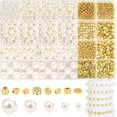 thumbnail image 1 of 24 cuadrículas 970 piezas 24 cuadrículas ABS juego de perlas estrella de cinco puntas corona amor cuadrado redondo cuentas espaciadoras pulsera de cuentas, 1 of 5