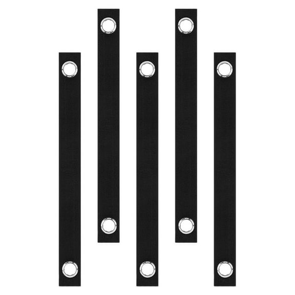 COMPUKAS 5-Pack Wide Nylon Tree Straps with Grommets for Secure Plant Support and Garden Fixing