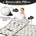 thumbnail image 3 of White Christmas Gnome and Light Pattern Toddler Nap Mats for Kids Preschool,50"x20" Sleeping Mat Bag or Kids,Toddler Sleeping Bag,Toddler Nap Mat or Daycare, 3 of 6