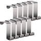 thumbnail image 1 of Ganchos para puertas de acero inoxidable, juego de 10 ganchos para puertas/armarios Ganchos de doble cara Ganchos para abrigos - Perchas para armarios de puertas - Ganchos para b, 1 of 5