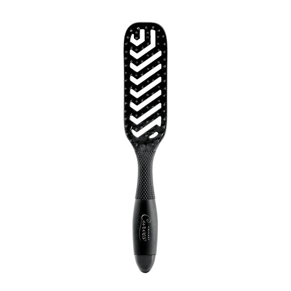 Cricket Curves Cepillo de pelo con ventilación para secar y peinar Cepillo de cerdas de nailon antiestático para cabello largo, corto, grueso, fino, rizado, recto, ondulado, todo tipo de cabello