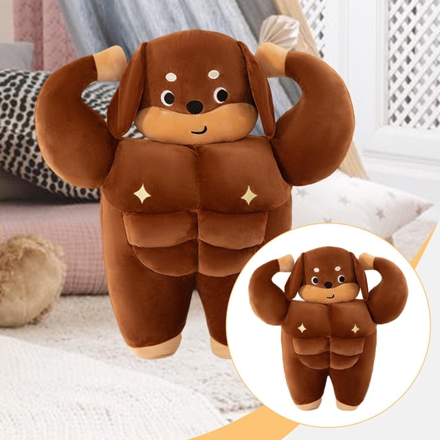 Almohada Decorativa Dachshund Cojín Respaldo Mullido Peluche Suave Almohadón Decorativo Diseño Perro Salchicha Cómodo Adecuado para Sala Estar Habitac Músculo