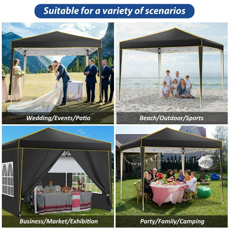 テント・タープ motto_kuma A&N 10th Anniversary model 10 ft. x 10 ft. Outdoor Brown Steel Gazebo Ventilated Double
