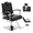 Black, variant on Olakula Barber Chair, Hydraulic Recline Salon Chair w/Adjustable Headrest Footrest for Barbershop Spa Tattoo.(Black)