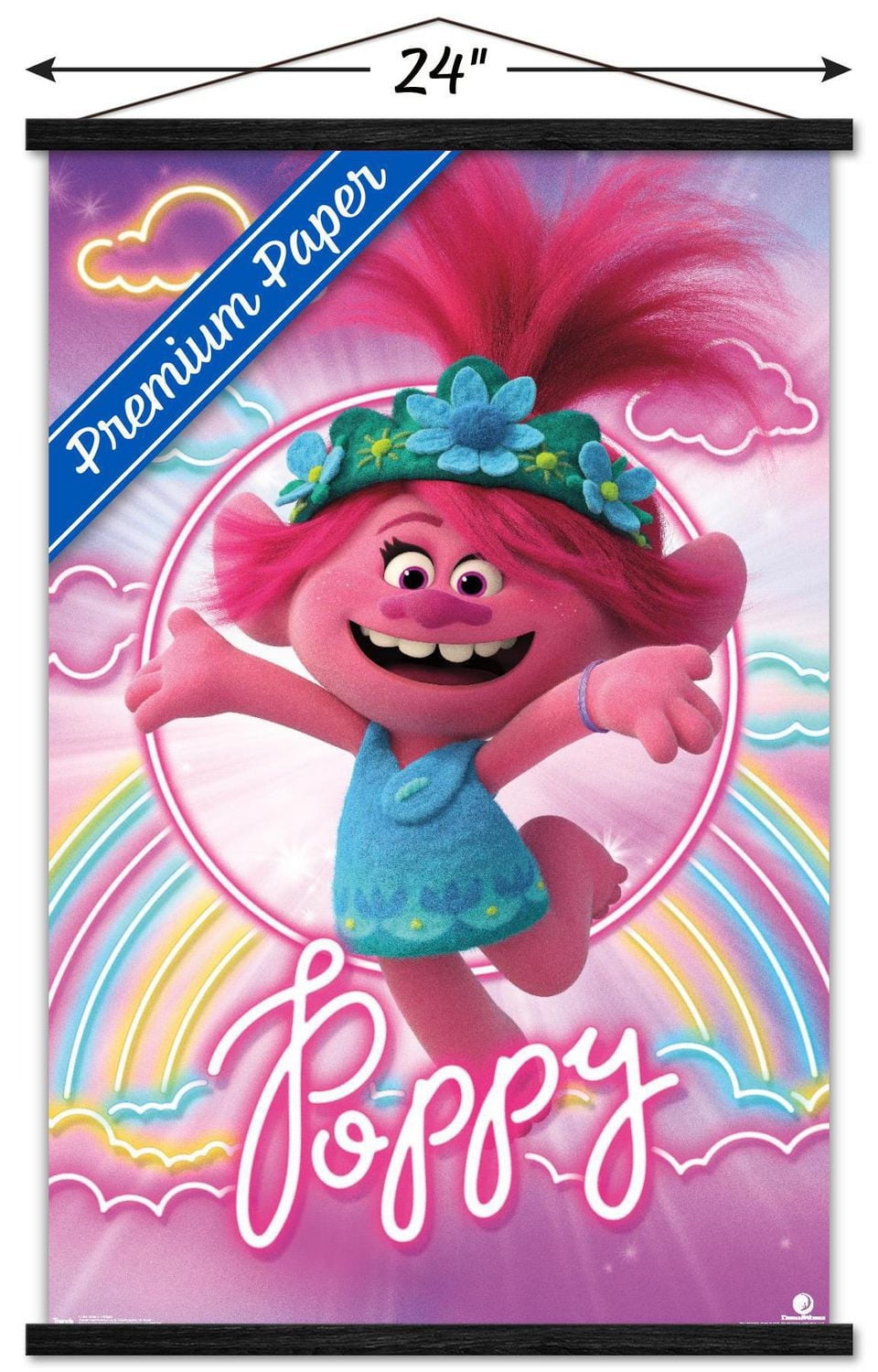 DreamWorks Trolls 2 - Poppy Wall Poster, 22.375" x 34" Framed