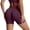 Purple, variant on IWRICH Women's Biker Shorts Workout Gym Shorts High Waist Tummy Control Hidden Scrunch Running Yoga Yellow XS