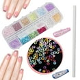 thumbnail image 2 of Xihbxyly Kit para Decoración de Uñas, 12 Brocas Blancas con Punta de Varilla, Herramientas de Fácil Aplicación, Flores Secas Naturales para Belleza, Diseño de Uñas Diy En Casa, Perfecto para Principi, 2 of 7