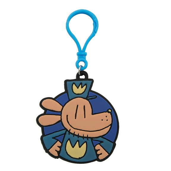 2 1/2" Dog ManTM Plastic Backpack Clips with Rubber Charms - 12 Pc.