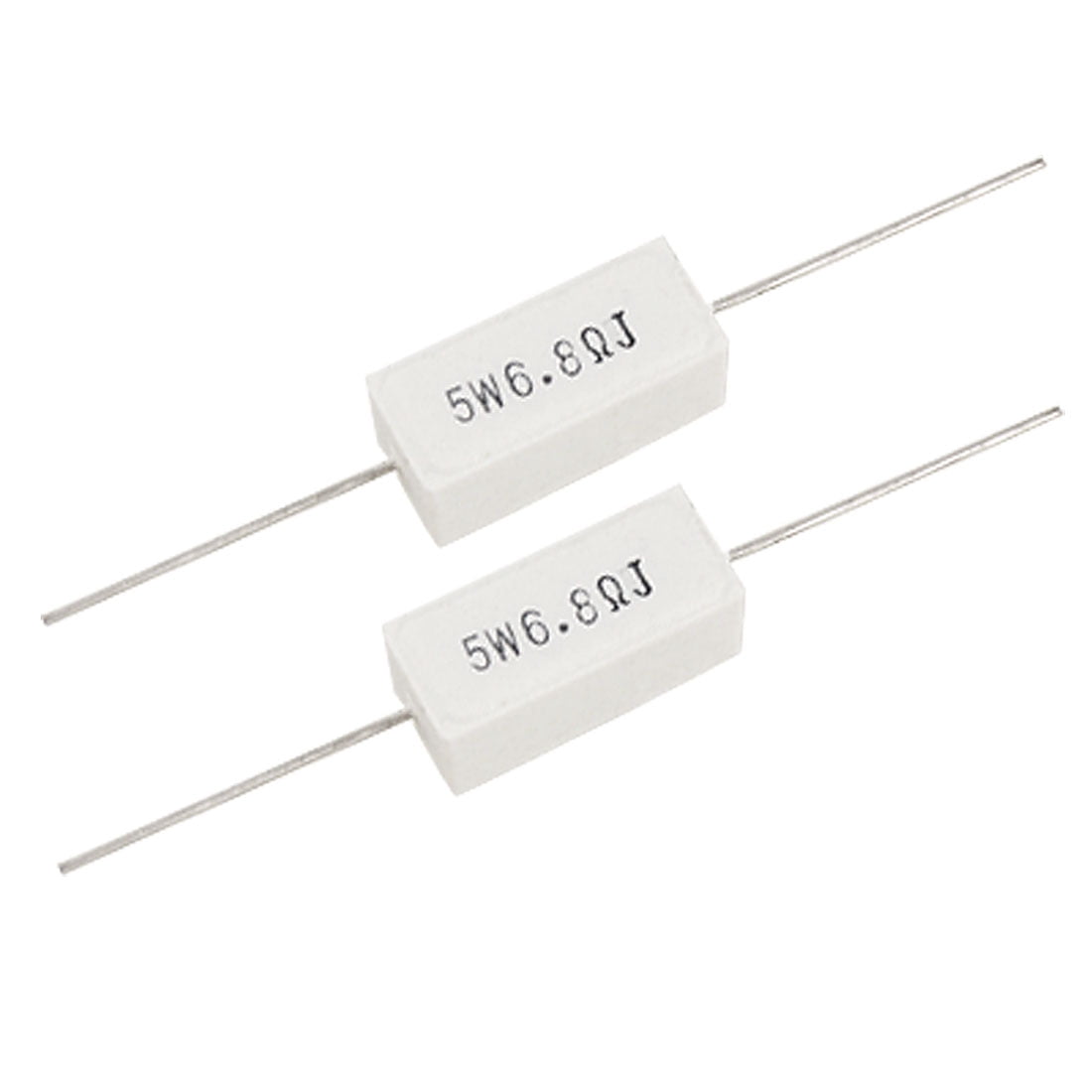 10x Axial Ceramic Cement Resistor 6.8 Ohm 5W Watt 6R8 5 Walmart Canada