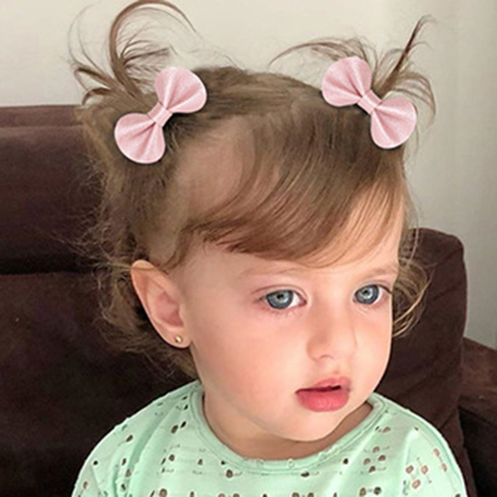 NEGJ 1Pair Infant Baby Toddler Girls Hair Ties Rubber Bands Elastic Hair  Accessories 