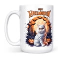 thumbnail image 2 of Mummy Persian Happy Halloween with Pumpkins Bats Spooky Fun Mug Cat Lover Kitten Owner Gifts Coffee Tea Cup - 00019, 2 of 4