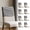 Grey, variant on 8 Pcs Polyester Chair Back Cover Elastic Backrest Slipcover Universal Chair Back Protective Cover,Washable Chair Slipcover Back Chair Protector for Home and Outdoor